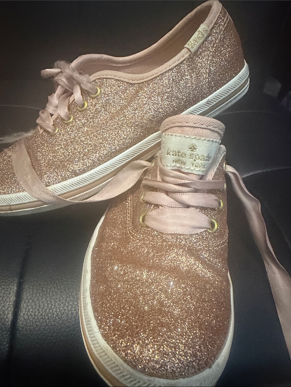 Kate Spade champion glitter kids size youth 13